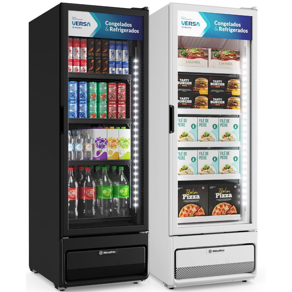 Freezer Vertical Multitemperatura 557L VM50AH Versa Metalfrio