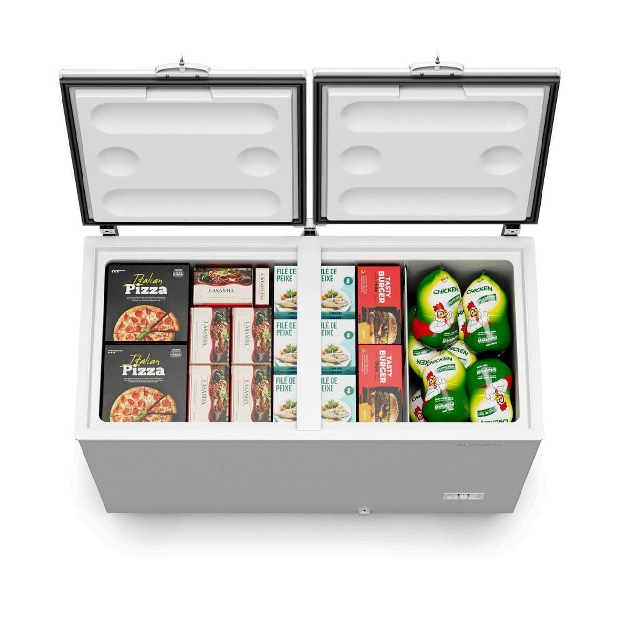 Freezer Horizontal Dupla Ação 2 Tampas 417L DA420IF Bivolt