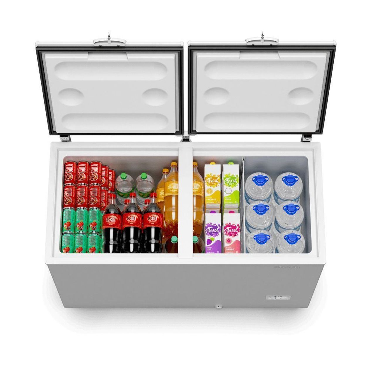Freezer Horizontal Dupla Ação 2 Tampas 417L DA420IF Bivolt