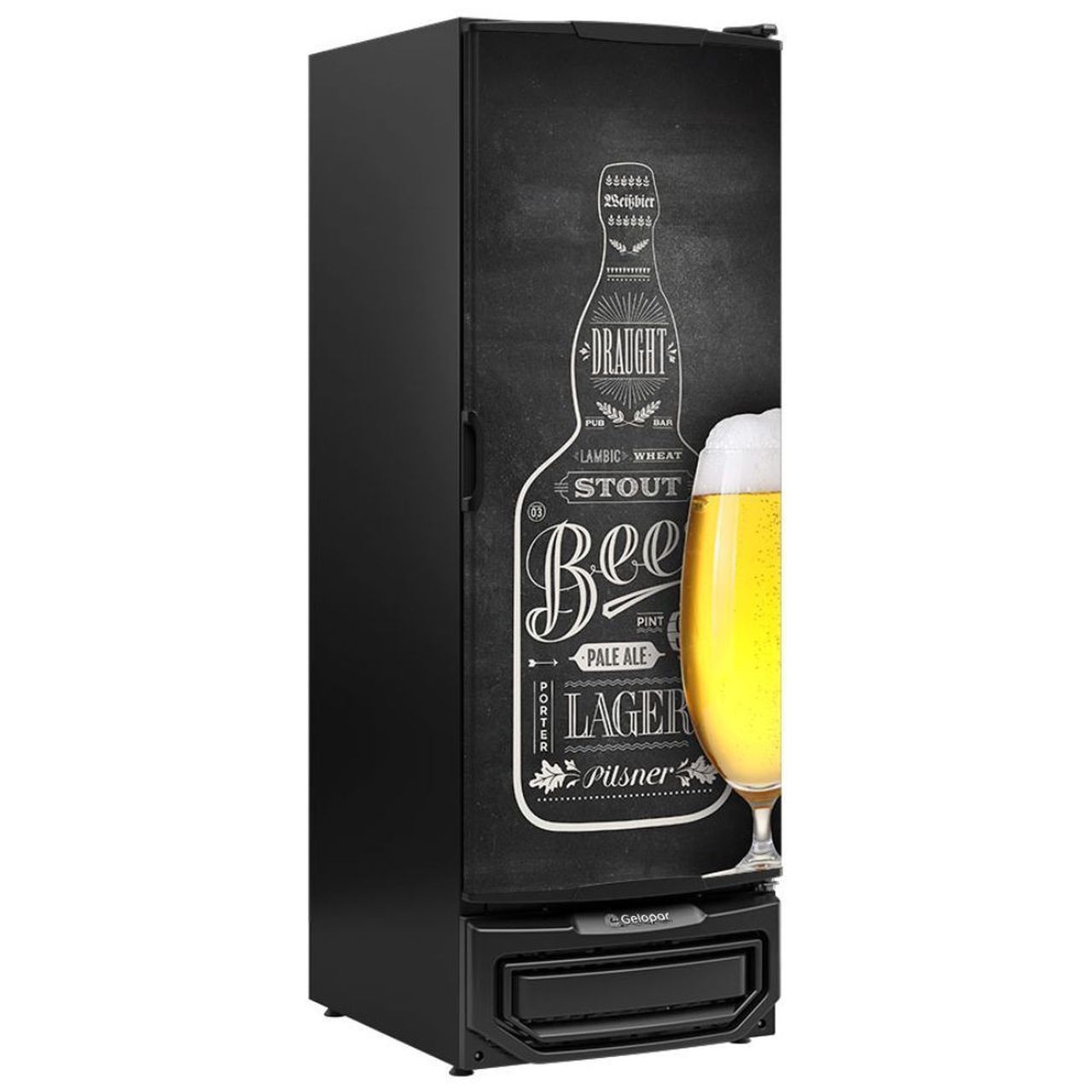 Cervejeira Vertical com Porta de Vidro 572 Litros GCB57BIN Gelopar