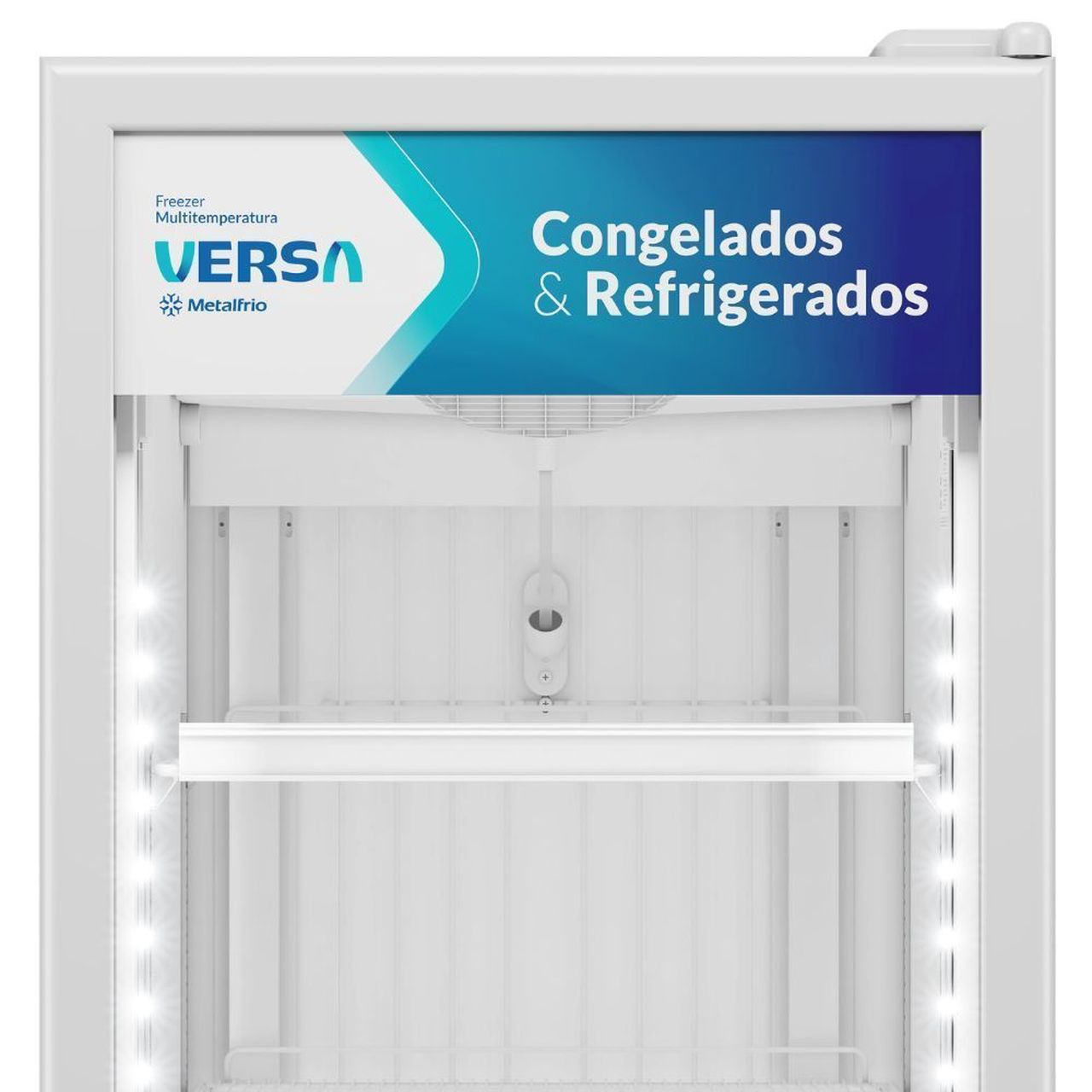 Vesuva ハローfoil Freezer Vertical Multitemperatura 557L VM50AH Versa Metalfrio