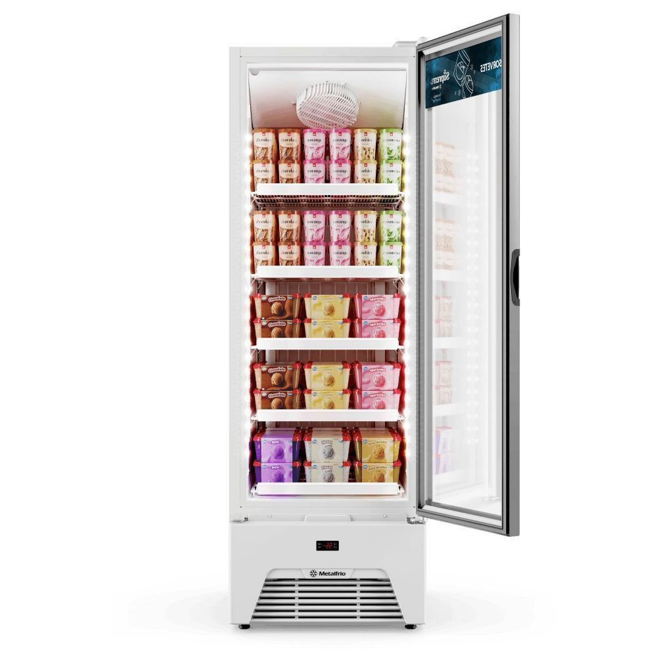 Freezer Expositor Vertical Supreme 581L VF50AH Metalfrio